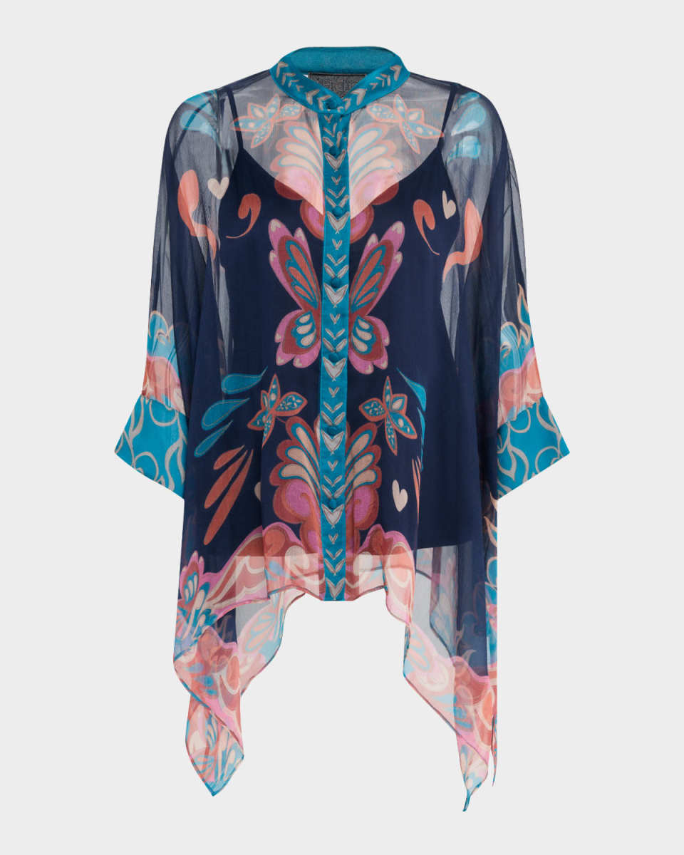 Katia Floral-Print Silk Chiffon Blous